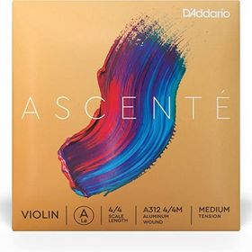 D'addario A312 4/4M Ascente Scale 4/4 LA Medıum Keman Tek Tel