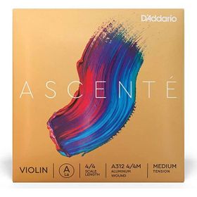 D'addario A312 4/4M Ascente Scale 4/4 LA Medıum Keman Tek Tel