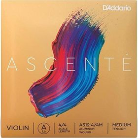 D'addario A312 4/4M Ascente Scale 4/4 LA Medıum Keman Tek Tel
