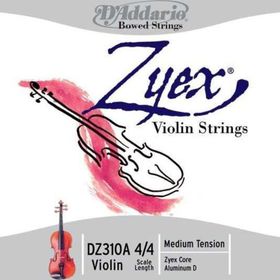 D'addario DZ310A Zyex 4/4 Medıum Tensıon RE ALU Keman Tel Sei