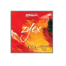 D'addario DZ310S Zyex 4/4 Medıum Tensıon RE GÜM Keman Tel Seti