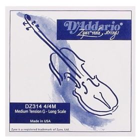 D'addario DZ314 Zyex G Sol 4-4M Tek Keman Teli
