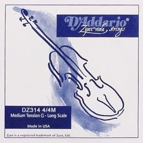 D'addario DZ314 Zyex G Sol 4-4M Tek Keman Teli