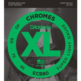 D'addario ECB80 Soft Long 0.40 Bas Tel Set