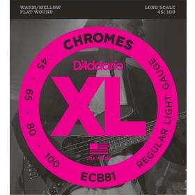 D'addario ECB81 Soft Long 0.45 Bas Tel Set