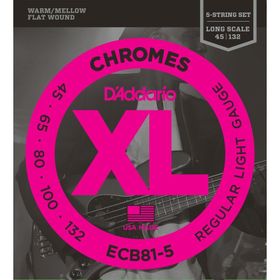 D'addario ECB815 5 Telli Soft Long 0.45 Bas Tel Set