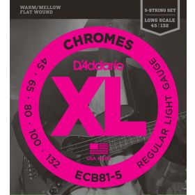 D'addario ECB815 5 Telli Soft Long 0.45 Bas Tel Set