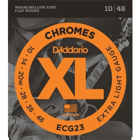 D'addario ECG23 Xlite Krom Jazz 10 Elektro Tel Set