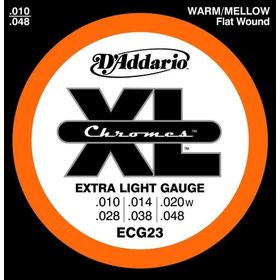 D'addario ECG23 Xlite Krom Jazz 10 Elektro Tel Set