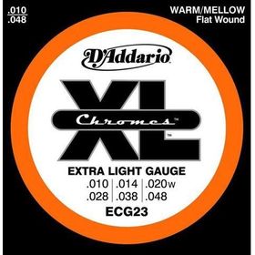 D'addario ECG23 Xlite Krom Jazz 10 Elektro Tel Set