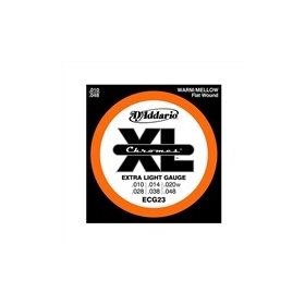 D'addario ECG23 Xlite Krom Jazz 10 Elektro Tel Set