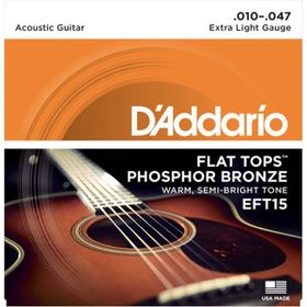 D'addario EFT15 Akustik Gitar Tel Seti