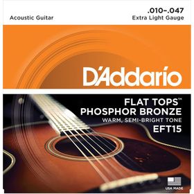D'addario EFT15 Akustik Gitar Teli