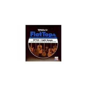 D'addario EFT16 Flat Light 012 Zımparalı Akustik Tel Set
