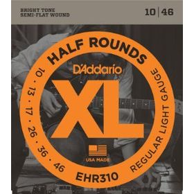 D'addario EHR310 Half Round Super Light 010 Elektro Tel Set