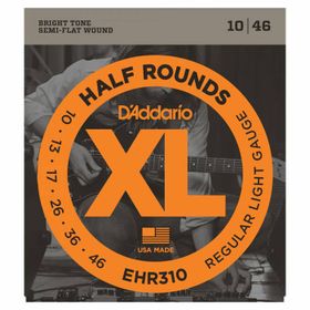 D'addario EHR310 Half Round Super Light 010 Elektro Tel Set
