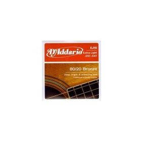 D'addario EJ10 Akustik Gitar Tel Seti