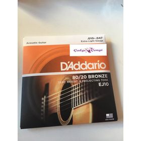 D'addario EJ10 Extra Light 010 Akustik Tel Set