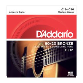 D'addario EJ12 Medium 0.13 Akustik Tel Set