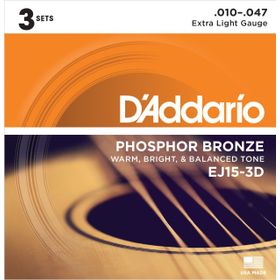 D'addario EJ15-3D Akustik Gitar Tel Seti