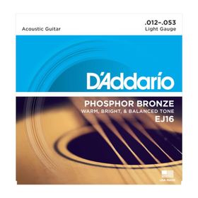 D'addario EJ16 Light 012 Akustik Tel Set