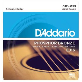 D'addario EJ16 Light 012 Akustik Tel Set