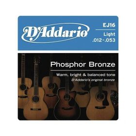 D'addario EJ16 Light 012 Akustik Tel Set