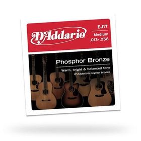 D'addario EJ17 Bronze Med Akustik Tel Set