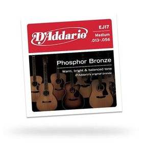 D'addario EJ17 Bronze Med Akustik Tel Set