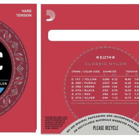 D'addario EJ27H Klasik Gitar Tel Seti