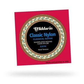 D'addario EJ27H Naylon Hard Tension Silver Klasik Tel Set