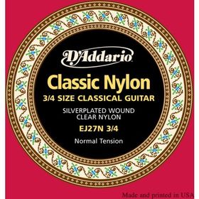 D'addario EJ27N 3-4 Boy Klasik Gitar Teli