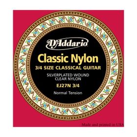 D'addario EJ27N 3-4 Boy Klasik Gitar Teli