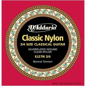 D'addario EJ27N34 Klasik Junior Gitar Teli Set