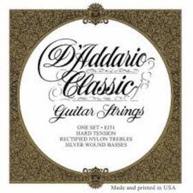 D'addario EJ31 Hard Tension Silver Klasik Tel Set