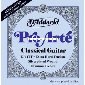 D'addario EJ44TT Titanium Klasik Gitar Teli