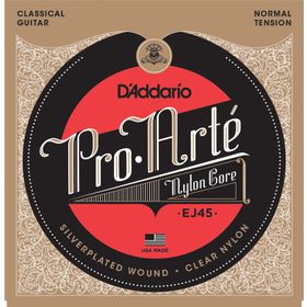 D'addario EJ45 Normal Tension Silver Klasik Tel Set