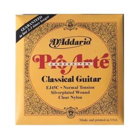 D'addario EJ45C Composite Normal Tension Silver Klasik Tel Set