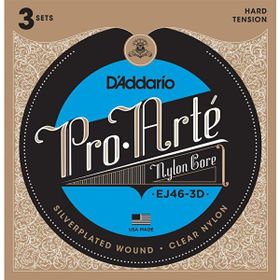 D'addario EJ46-3D Pro-Arte Silver 3'lü Paket Klasik Gitar Tel Seti