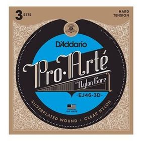 D'addario EJ463D Pro Arte Hard 3'lü Paket Klasik Tel