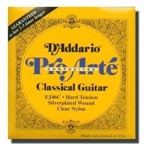 D'addario EJ46C Composite Hard Tension Silver Klasik Tel Set