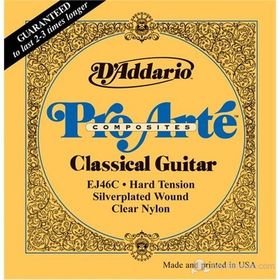 D'addario EJ46C Composite Hard Tension Silver Klasik Tel Set