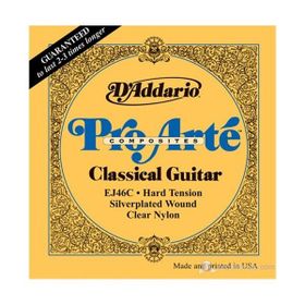 D'addario EJ46C Composite Hard Tension Silver Klasik Tel Set