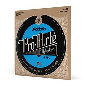 D'addario EJ50 Hard Tension Nylon Silver Klasik Tel Set