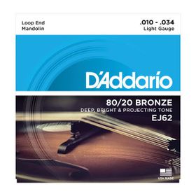 D'addario EJ62 Mandolin Tel Seti