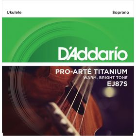 D'addario EJ87S Soprano Ukulele Tel Seti