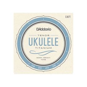 D'addario EJ87T Titanium Warm Bright Tenor Ukulele Tel Seti