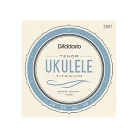 D'addario EJ87T Titanium Warm Bright Tenor Ukulele Tel Seti