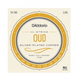 D'addario EJ95 Ud Silver Plated Wound Tel Seti
