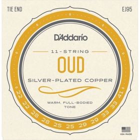 D'addario EJ95 Ud Silver Plated Wound Tel Seti